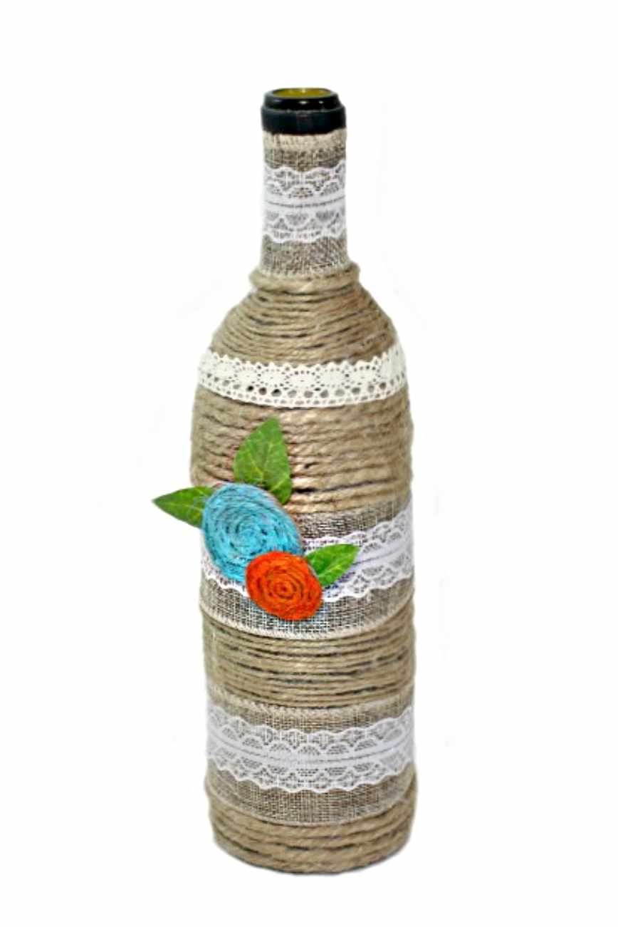 Wine bottle decor