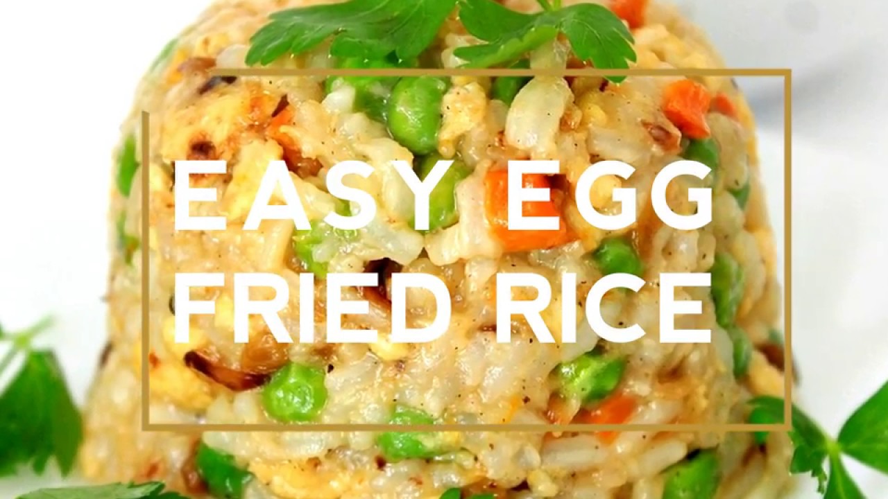 Easy Egg Fried Rice With Vegetables, Perfect As Side Or Main Dish