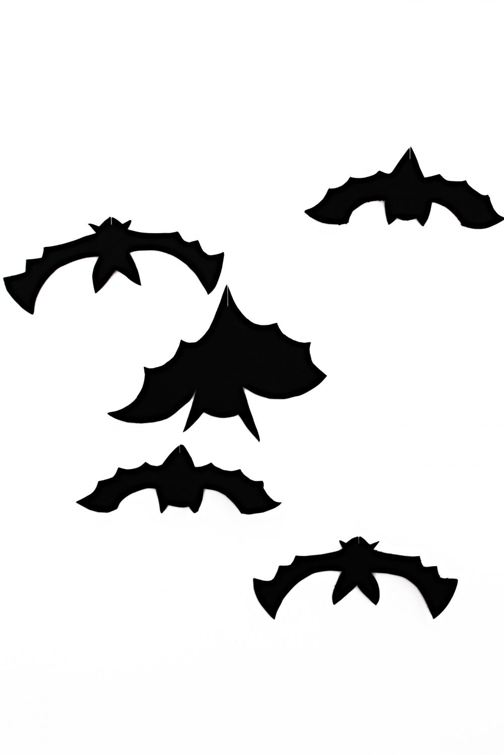 hanging bats halloween decor