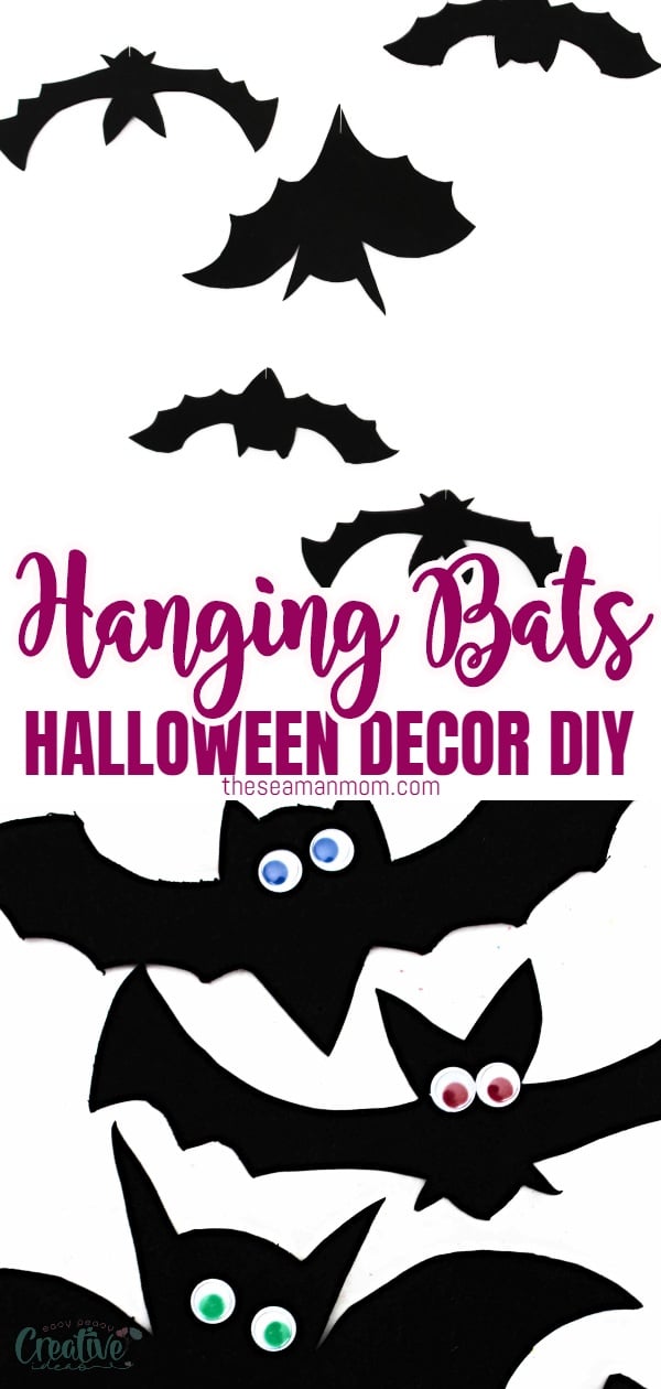 Halloween bat decor DIY