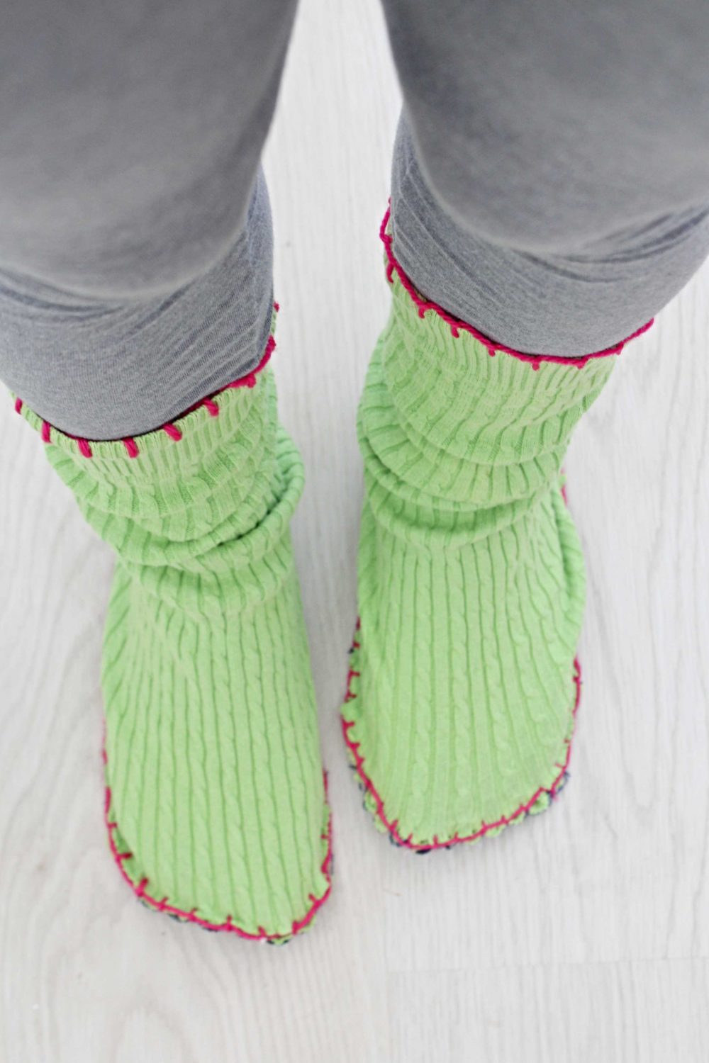 homemade slippers