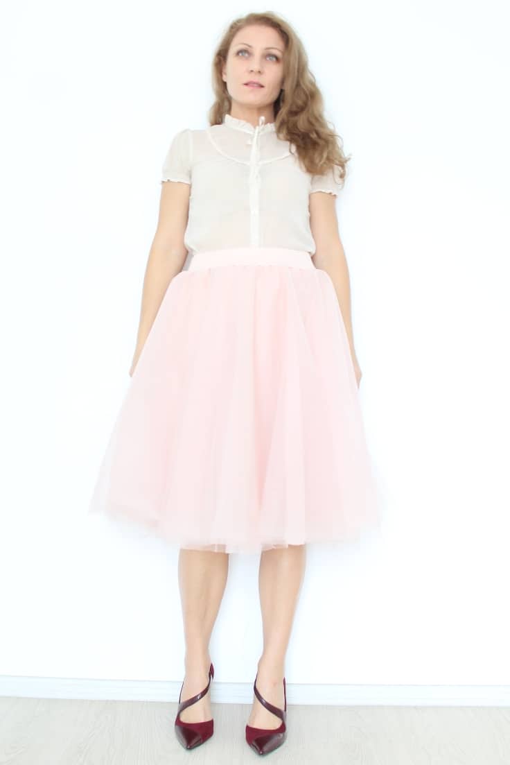 Layered tulle skirt