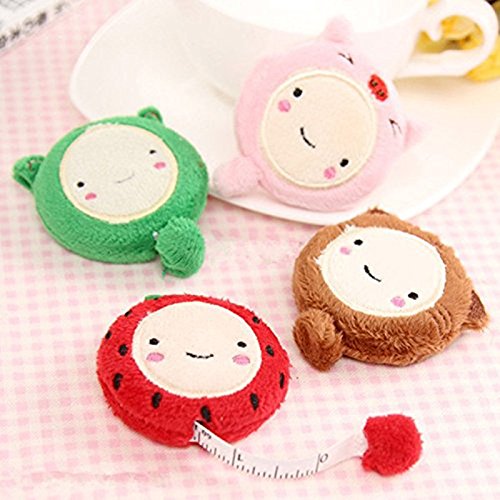 1pc Cute Mini Retractable Tape Measure For Sewing And Dressmaking