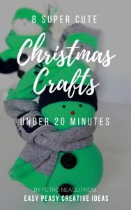 Cute Christmas crafts under 20 minutes