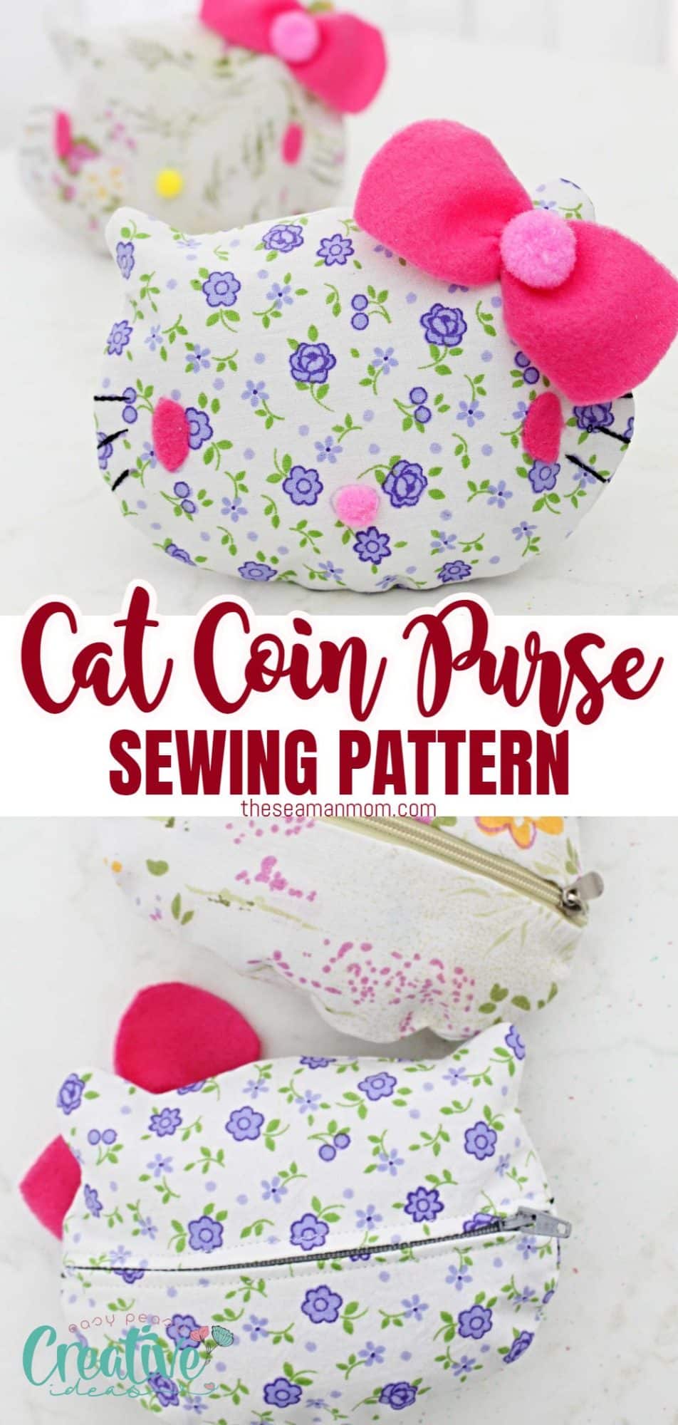 Felted Coin Purse Pattern - Free Printable Download - AB Crafty