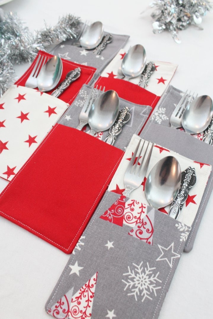 christmas cutlery holders