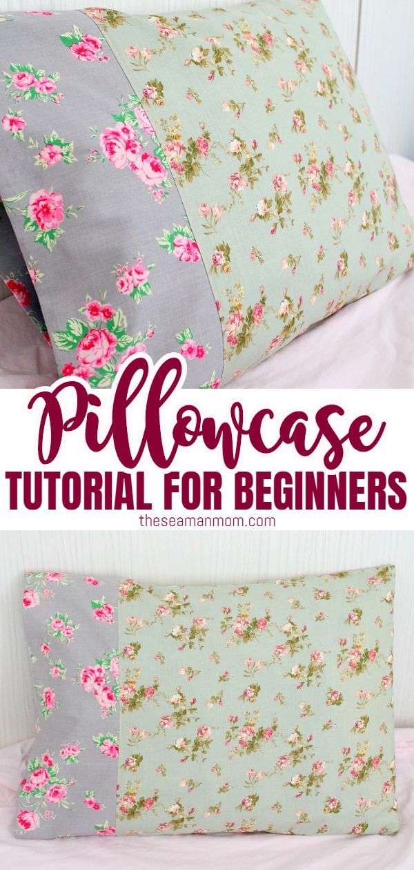 Pillowcases are fun to make and a great project for the absolute beginner! This pillowcase tutorial is so quick and easy that you'll be finding yourself making pillowcases for everyone! With this easy pillowcase tutorial you'll learn how to make a simple pillowcase for beginners.  via @petroneagu