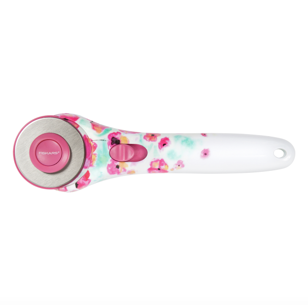 Pink floral rotary cutter gifts for sewing lovers