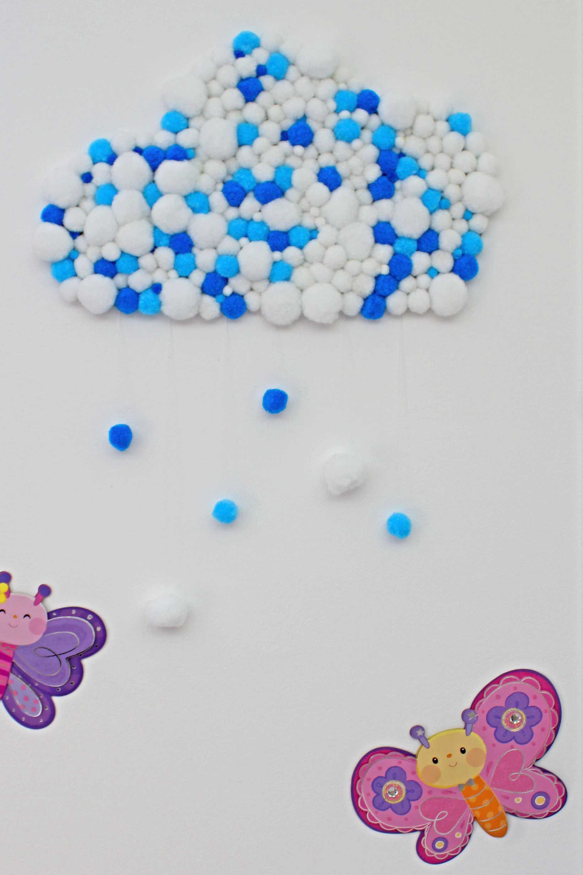 Pom Pom Wall Hanging (Super Easy DIY!) - DIY Candy