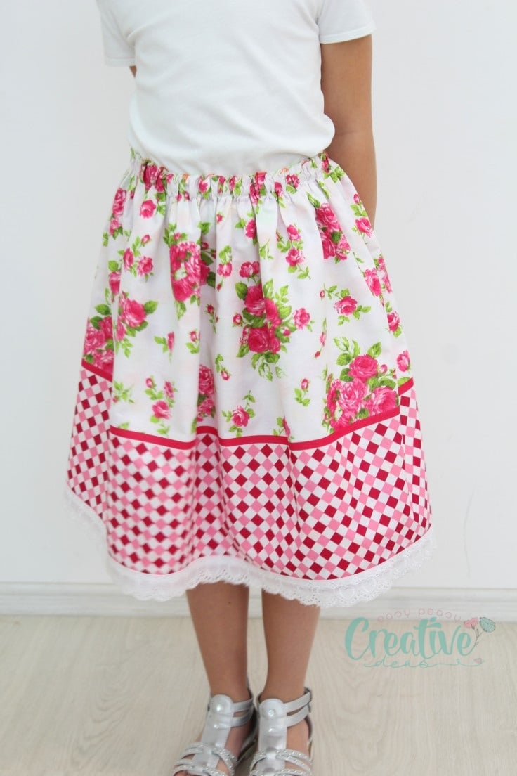 This Reversible Skirt Is Crazy Easy To Sew - Easy Peasy Creative Ideas