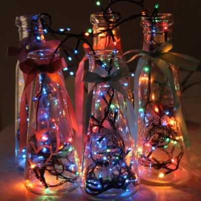 Bottle Lamps Magical Party Decor Idea