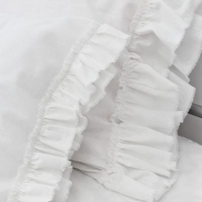 Crazy easy ruffled pillow case you need to make right now