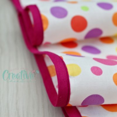 How to sew double fold bias tape