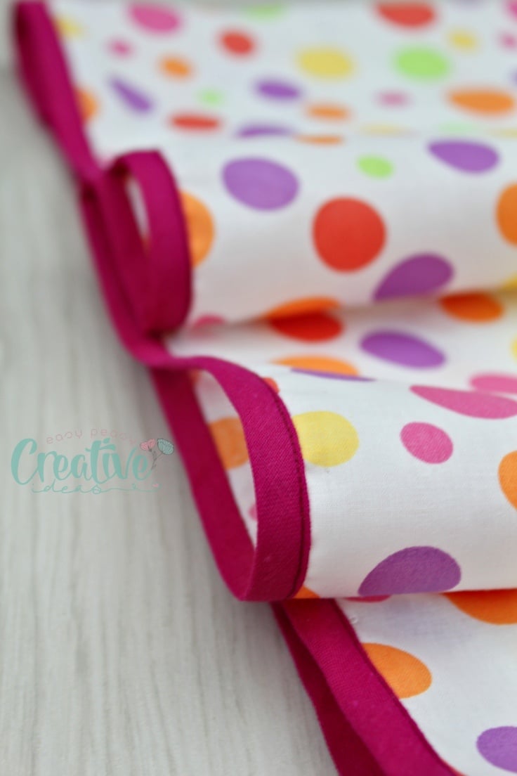 How To Sew Double Fold Bias Tape - Easy Peasy Creative Ideas