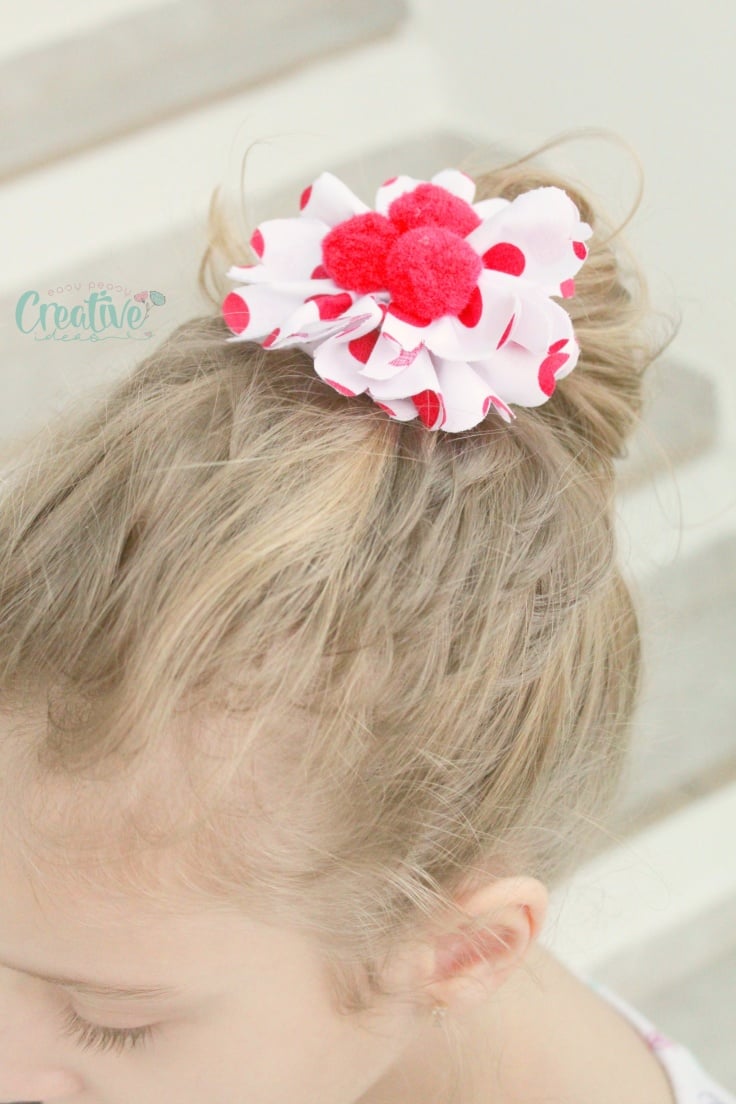 Diy Fabric Hair Flowers