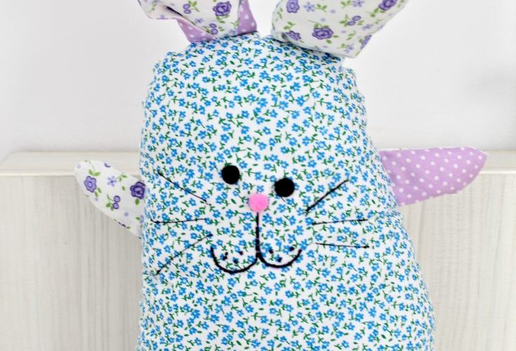 DIY bunny pillow