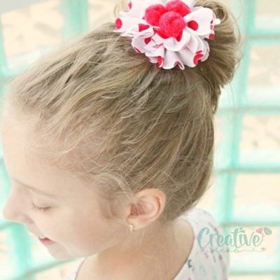 DIY Hair Ties flower hair accessories