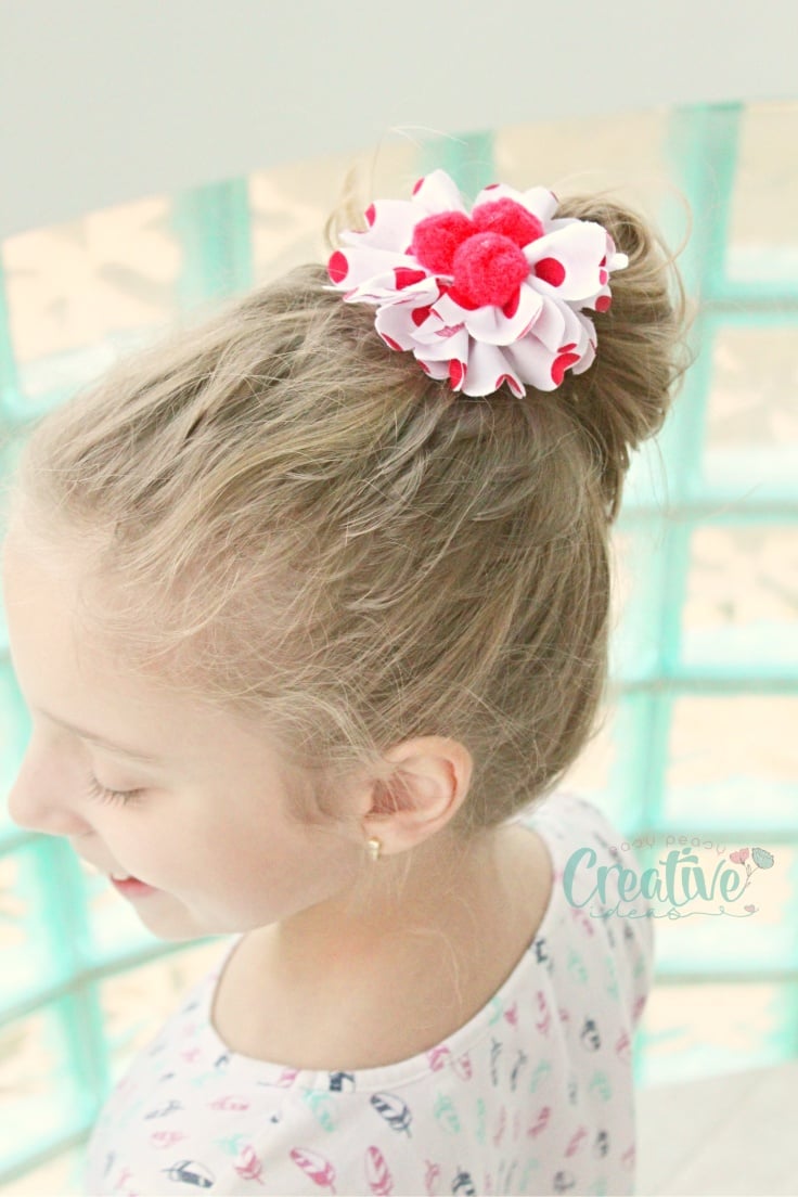 DIY Hair Ties flower hair accessories