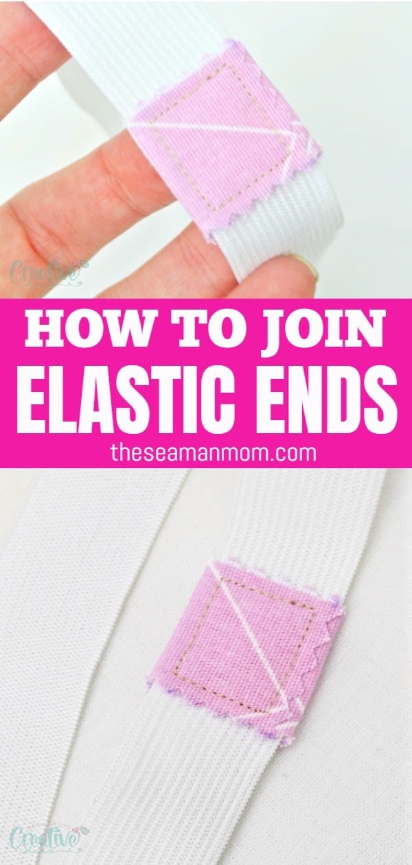 Joining elastic ends in your sewing projects doesn't have to involve heavy engineering and severe headaches! Not when you have easy sewing tricks like this elastic join tip! No bulk elastic join is now a dream come true that you can achieve in just a few simple and quick steps! via @petroneagu