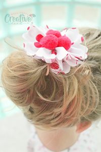 DIY Hair Ties Flower Hair Accessories Gift Idea For Girls