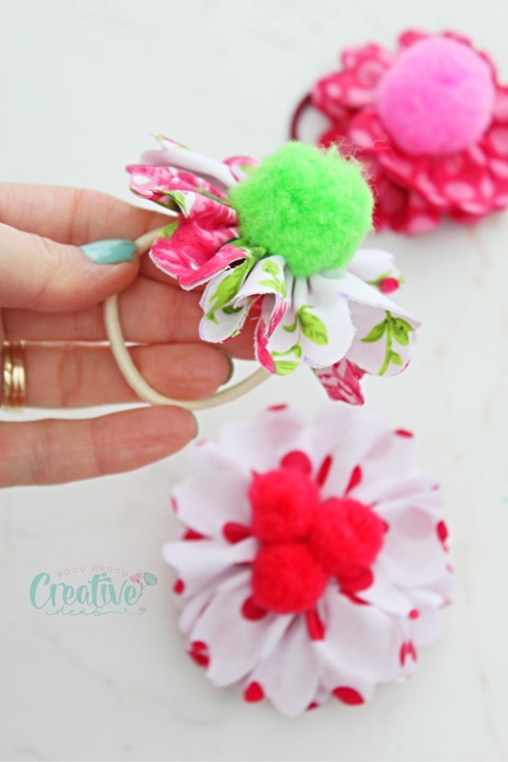 Fabric hair ties