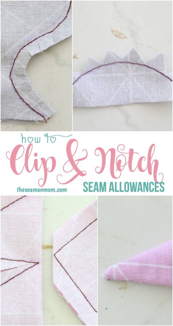 Clipping And Notching Seam Allowances For Perfectly Neat Seams