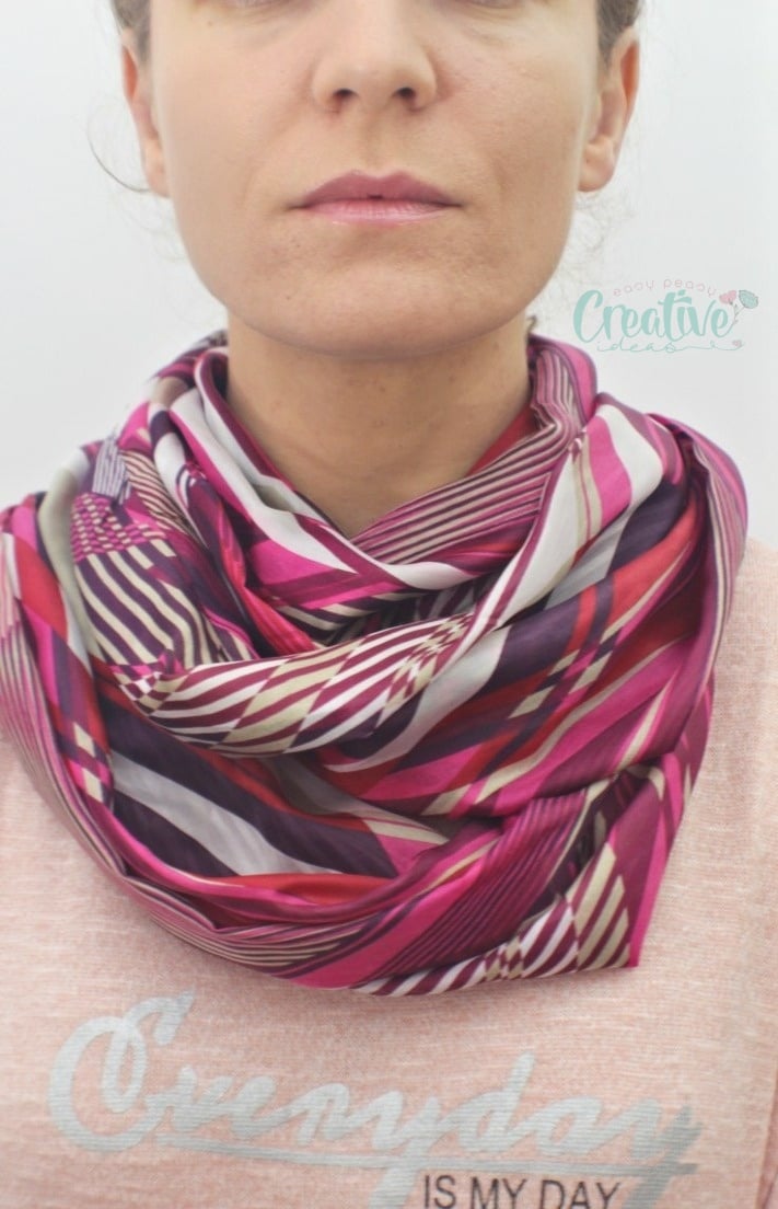 How to sew an infinity scarf