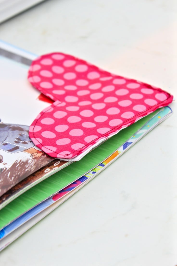 Quick Fabric Corner Bookmarks — Crafty Staci