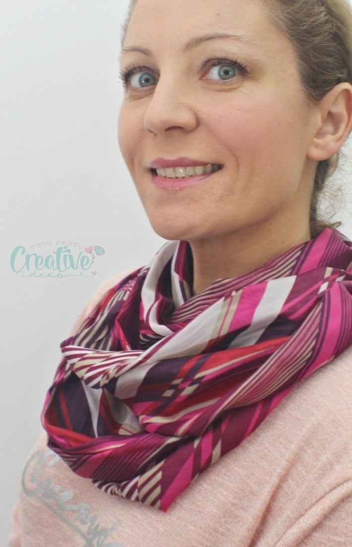 This gorgeous infinity scarf is too easy and quick to pass up