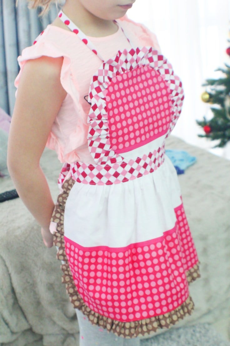 Kids reversible apron