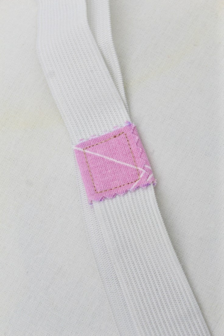 how to sew thin elastic together