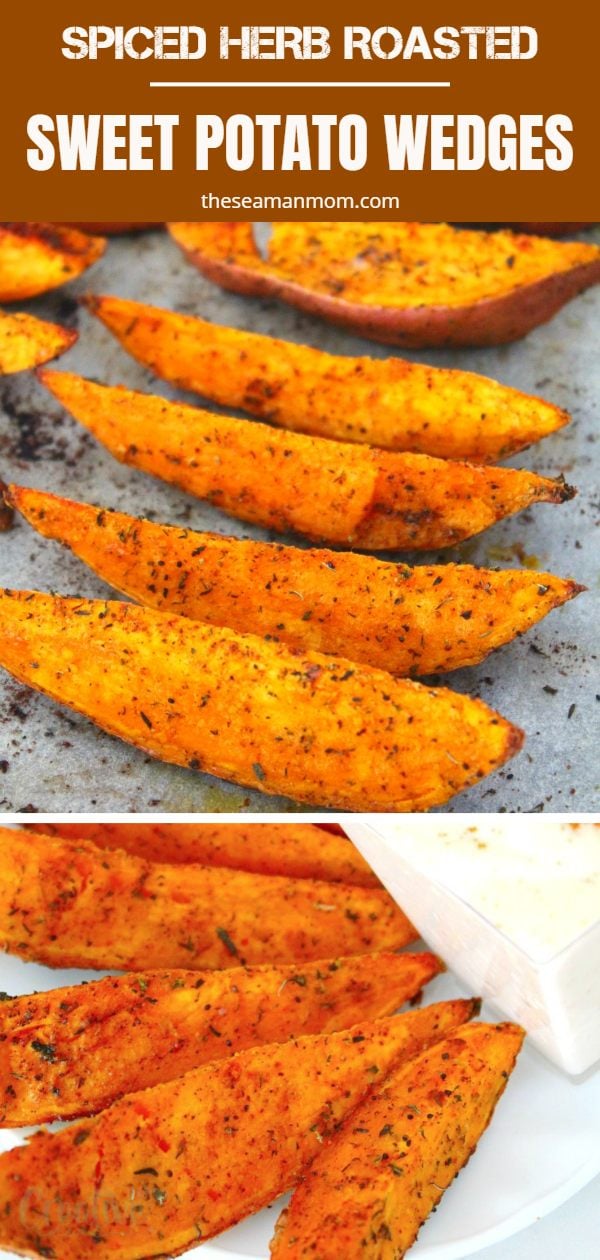 Spicy sweet potato wedges