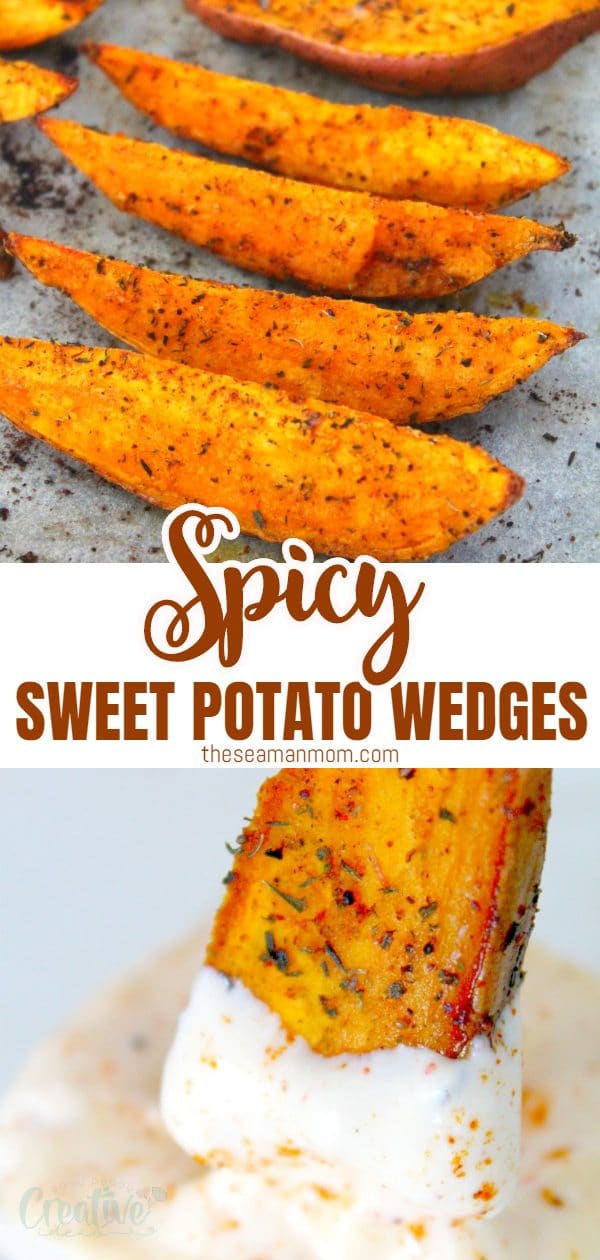 A delicious and simple recipe, these spicy sweet potato wedges are a great and healthier alternative to chips or fries! You will kick out your cravings and won’t even feel like you are missing out on frying! A very versatile recipe, these baked sweet potato wedges are perfect as main meals, appetizers, sides or snacks! via @petroneagu