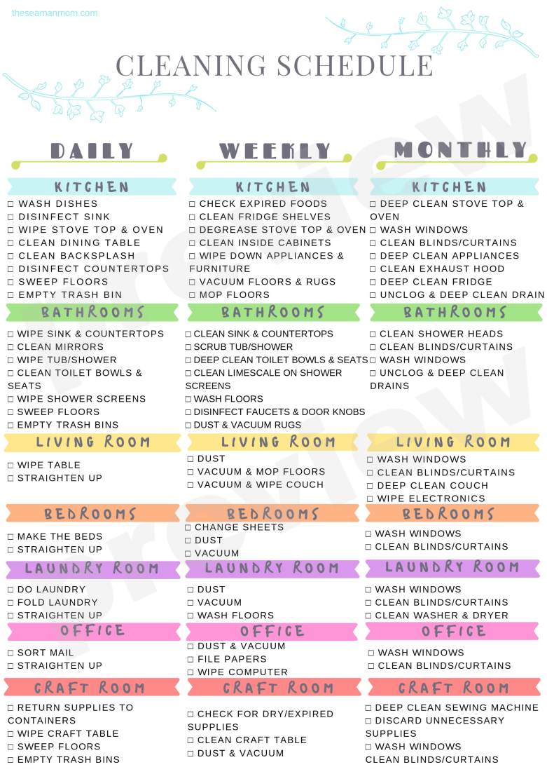 cleaning-schedule-free-printable