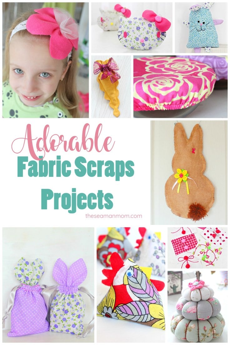 30 Gorgeous and easy FABRIC SCRAPS PROJECTS you need to sew today!