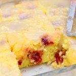 Raspberry buttermilk cake