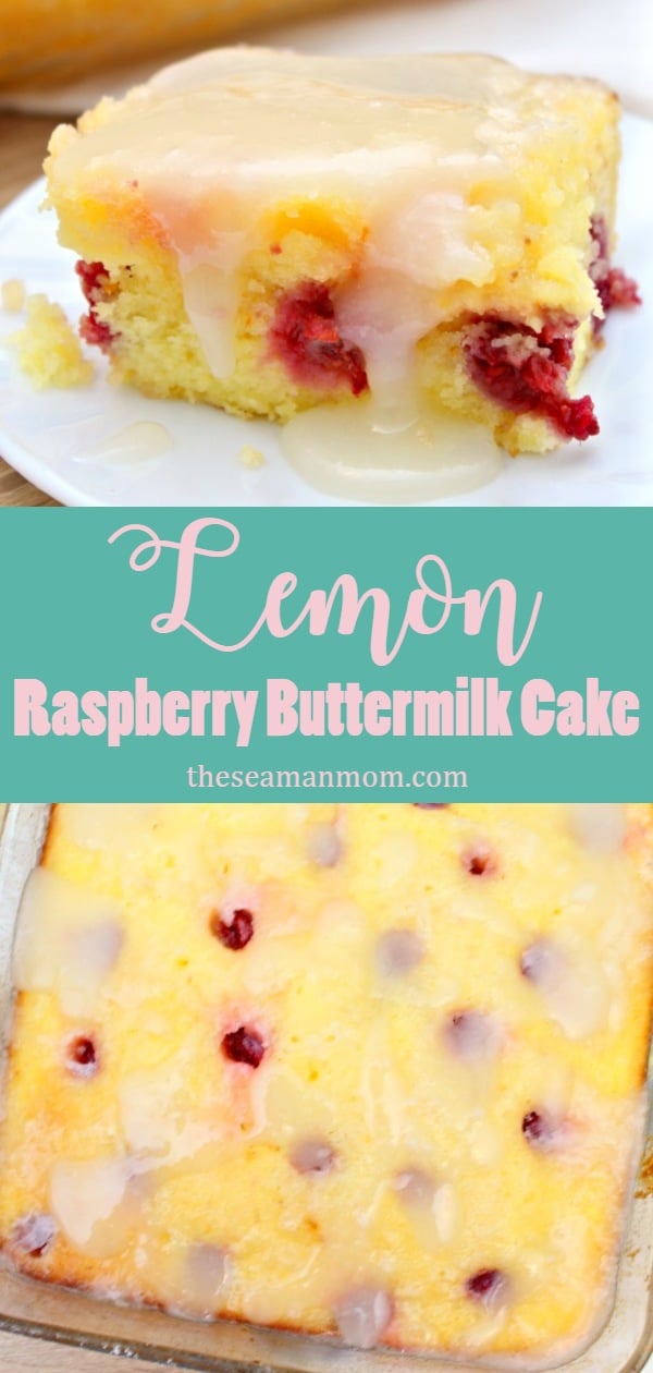 Lemon raspberry cake