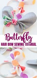 Butterfly Hair Bow Sewing Tutorial - Easy Peasy Creative Ideas