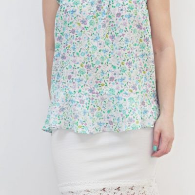 Gathered top camisole pattern