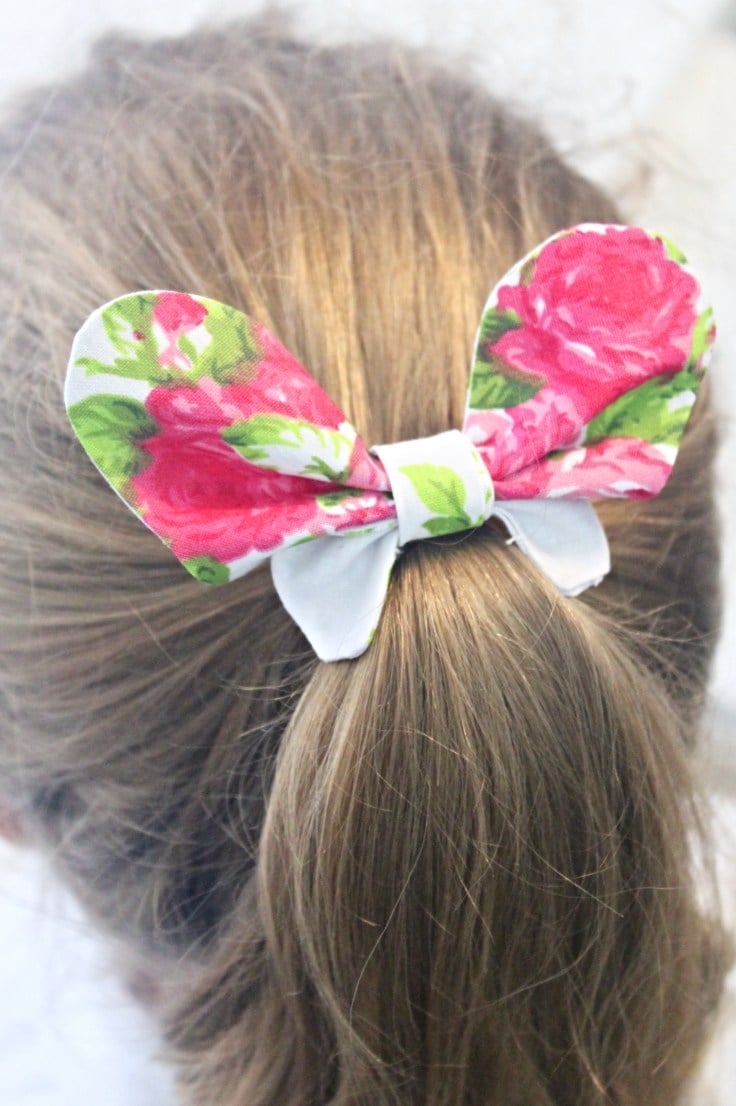 DIY Butterfly hair ties