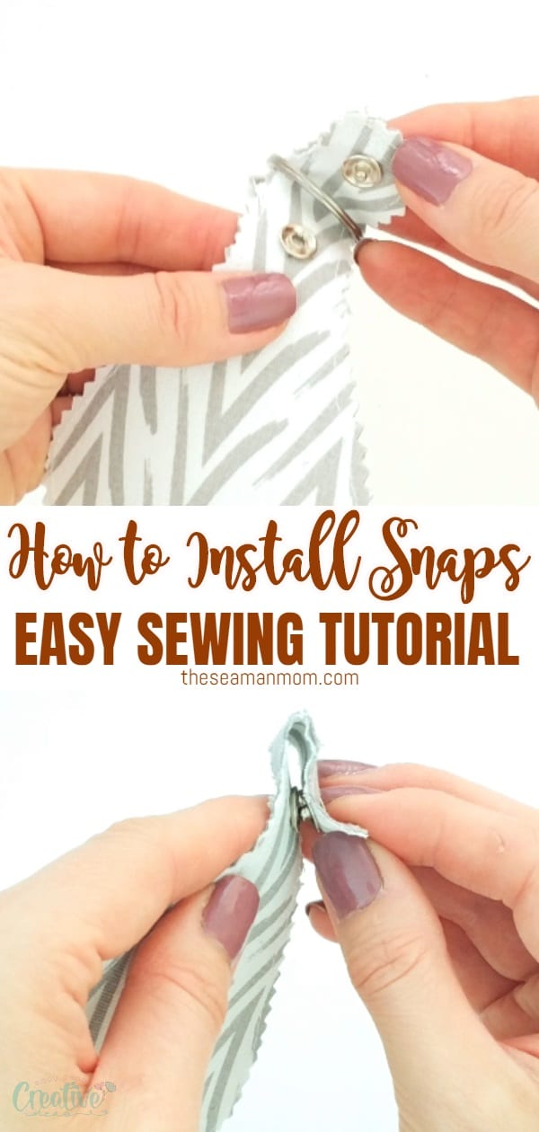 How To Install Snaps On Fabric - Easy Peasy Creative Ideas