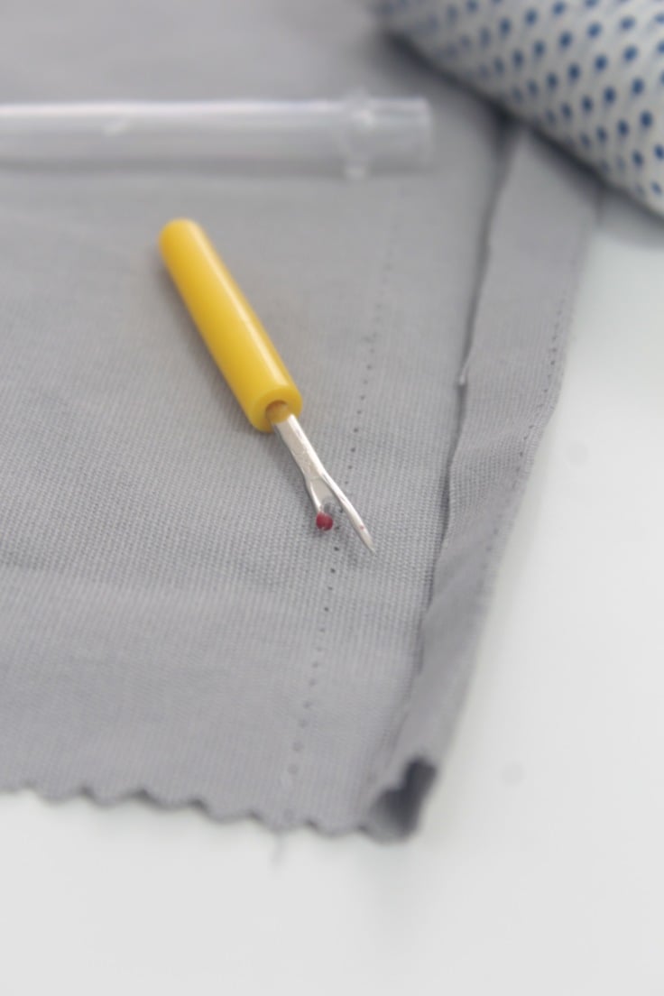 How to use the seam ripper