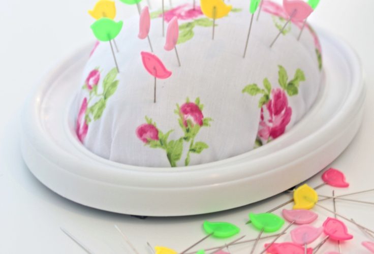 Picture frame pin cushion