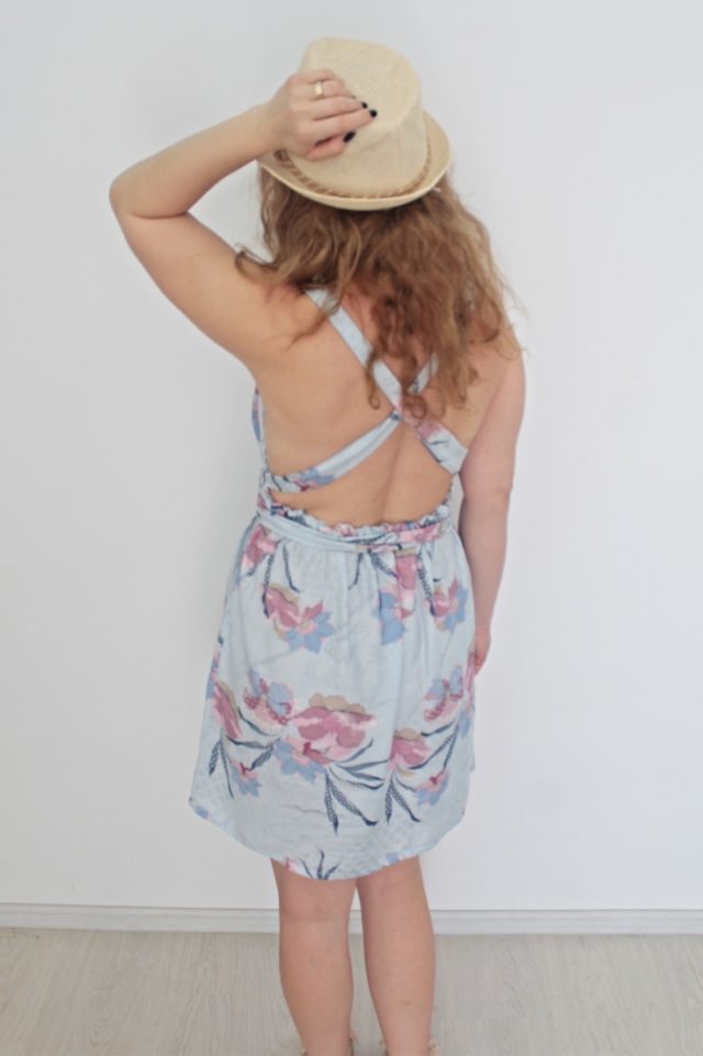 Back it Up Crisscross Cut-Out Back Dress main image 0