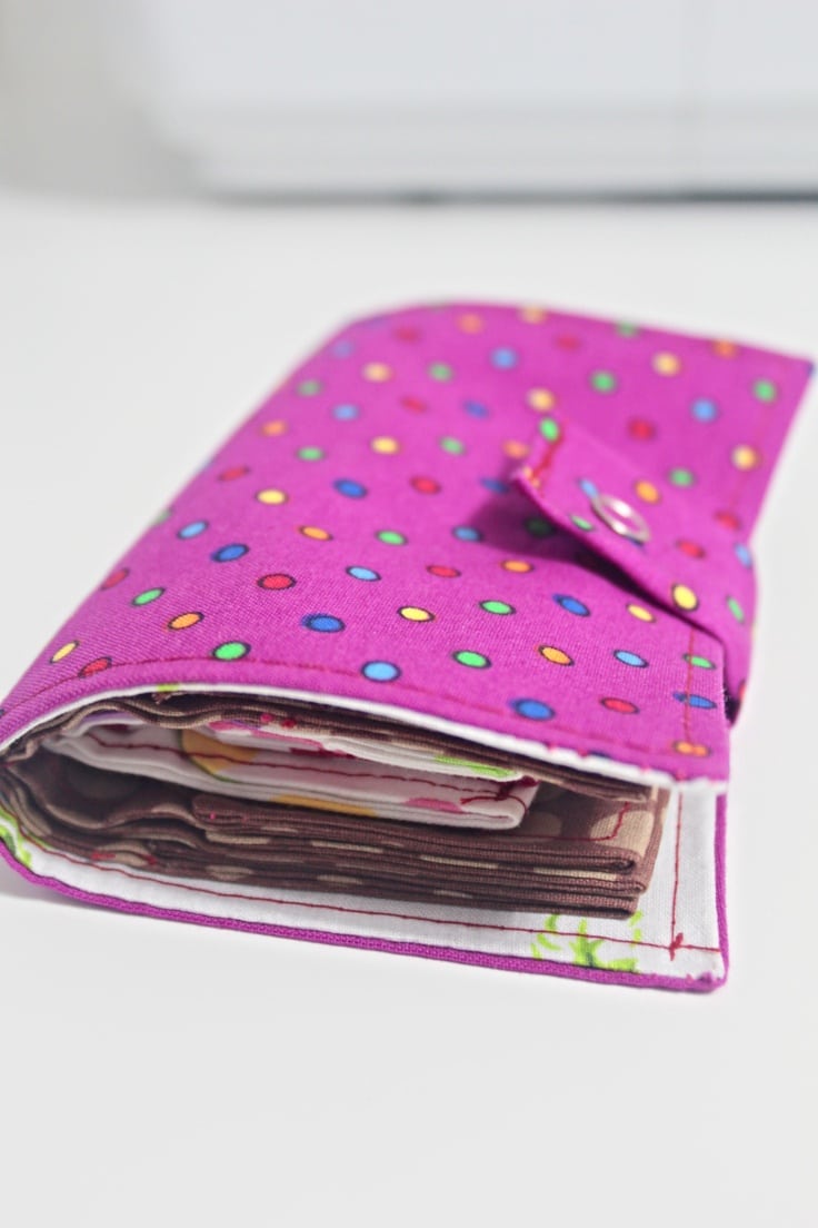 Fabric card wallet