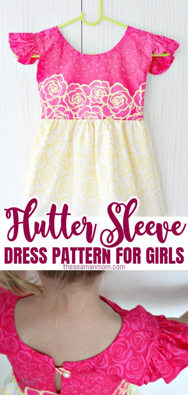 Flutter sleeve dress pattern