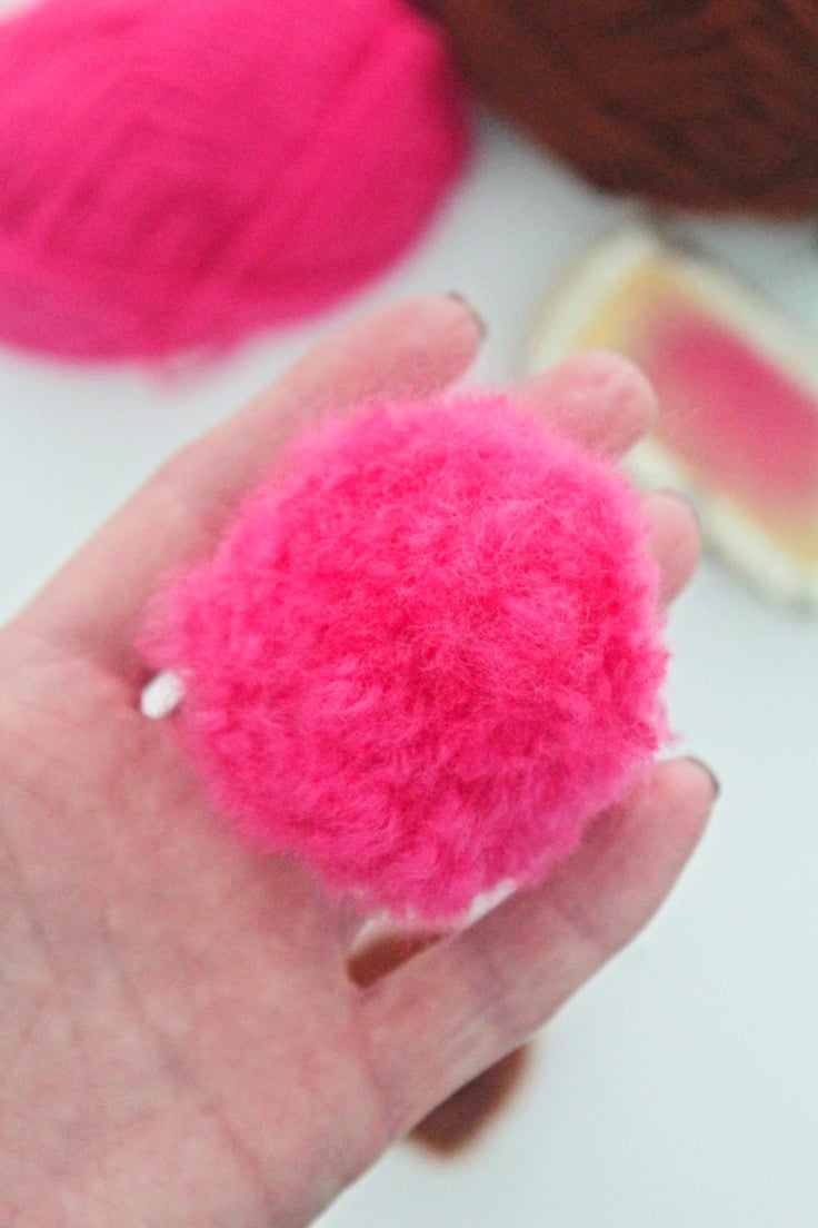 Fuzzy pom poms