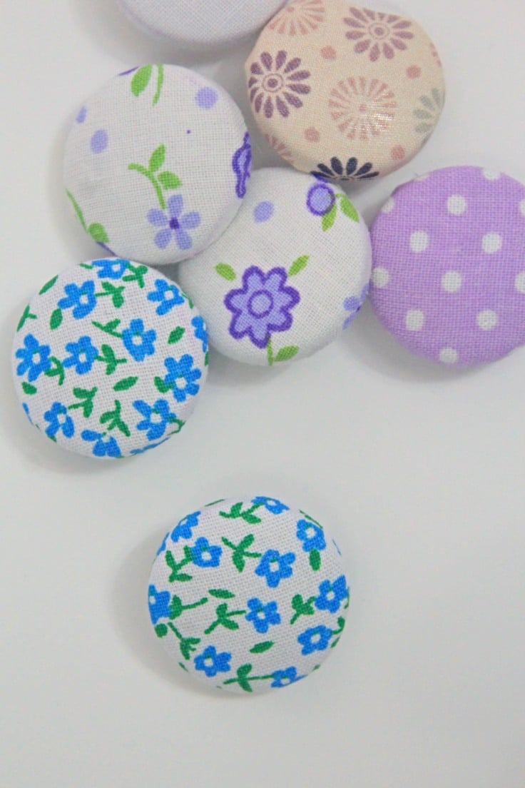 How to make fabric buttons