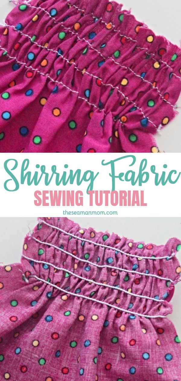 How To Shirr Fabric Fast With Your Sewing Machine
