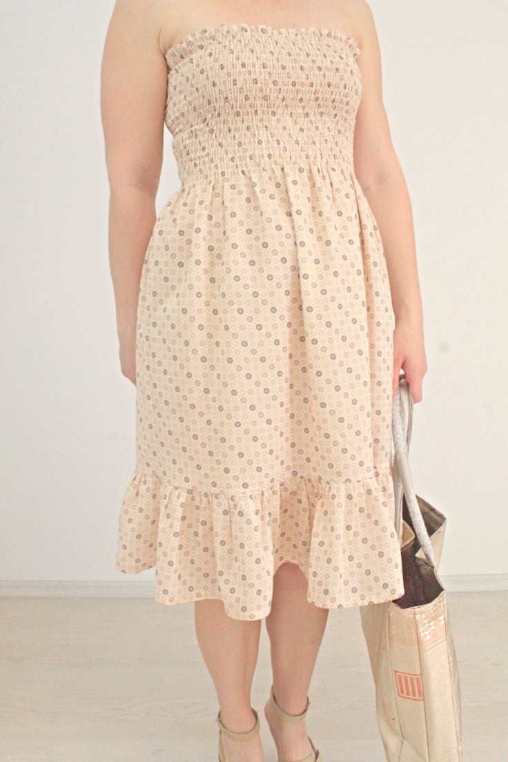 Shirred sundress